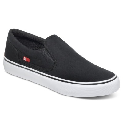 DC Trase Slip-On Fekete / Fehér - Cipő - Fekete / Fehér - Magyarország (FXW16R66)